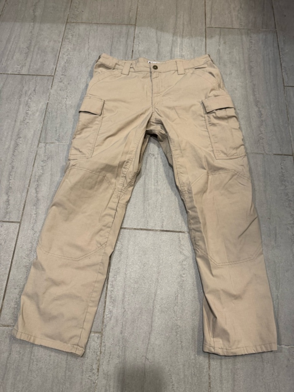 First Tactical Men's Tan Khaki Cargo EMS Work PD Pants Size 38x32